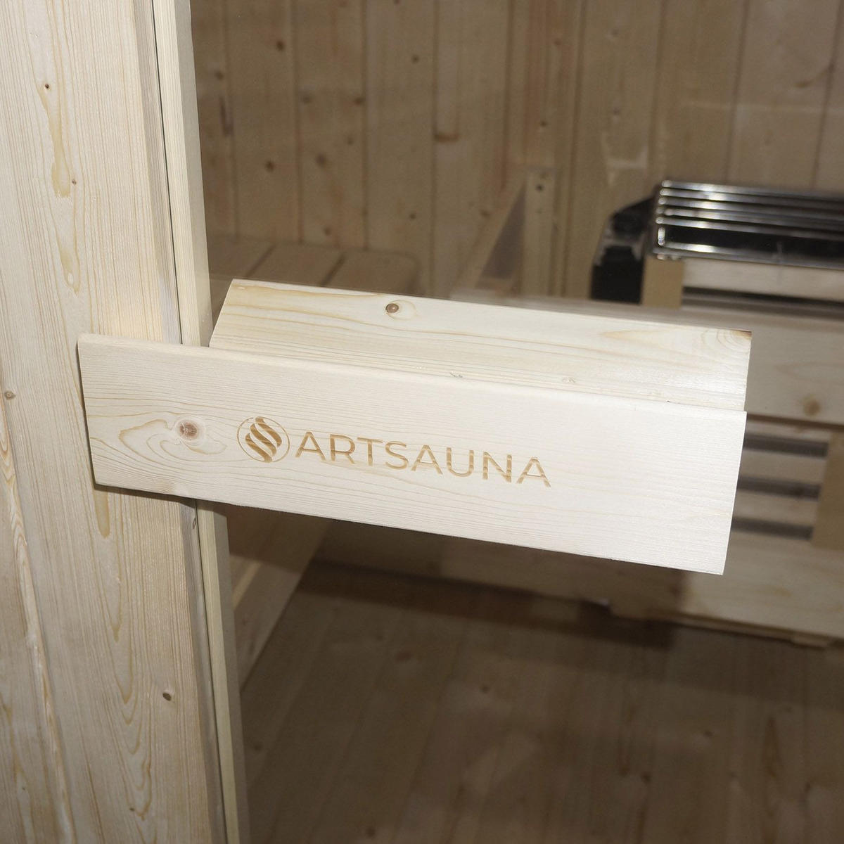 FASSSAUNA Nolvik M inkl. Zubehör-Set - Naturfarben, Holz (185/194/120cm) - Artsauna
