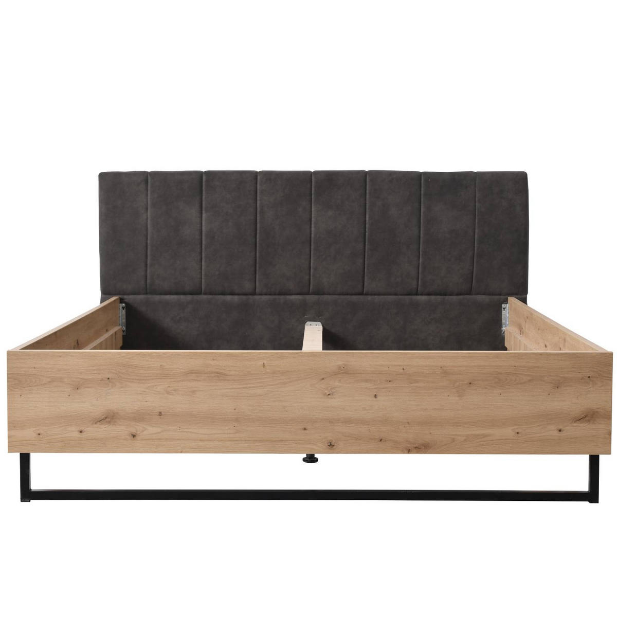 HOLZBETT Eiche 160/200 cm natur - Braun, Holz (160/200cm) - Homestyle4u