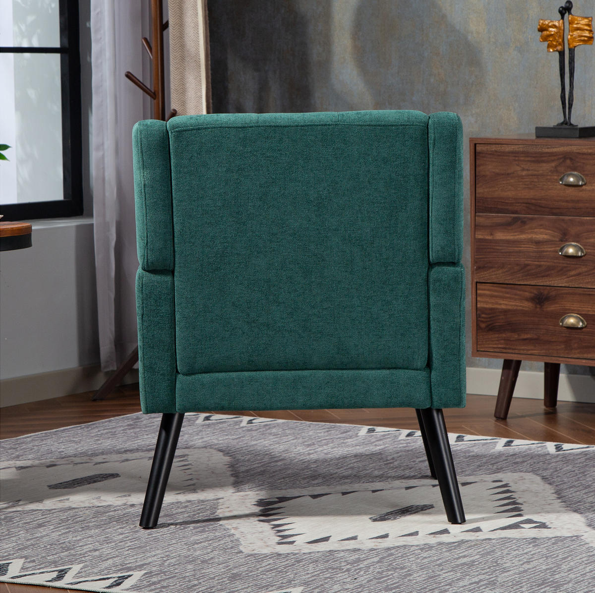 SESSEL 68/76/88 cm Retro Green aus Upholstered - Waldgrün, Textil (76/88/68cm) - OKMYHOME