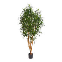 KUNSTBAUM Künstlicher Drachenbaum - Hauke 180 cm - Grün, Kunststoff (180cm) - aplanta