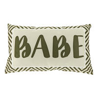 DEKOKISSEN Text Print Mehrfarbig 30/50/8 cm - Multicolor, Textil (50/30cm) - Unique Living