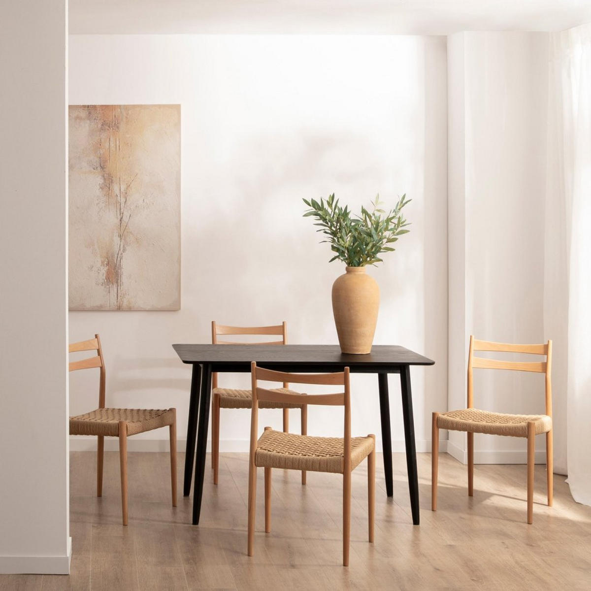 ESSZIMMERSTUHL Vina Natürlich 51 cm x 81 cm - Naturfarben, Holz (51/81/50cm) - Klast Home