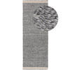 TEPPICH aus recyceltem Material Kiah Grau 70x200 cm - Grau, Textil (70/200cm) - benuta Pure