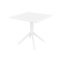 GARTENTISCH Sylt 80 cm weiß - Weiß, Kunststoff (74/80/80cm) - TPFGarden