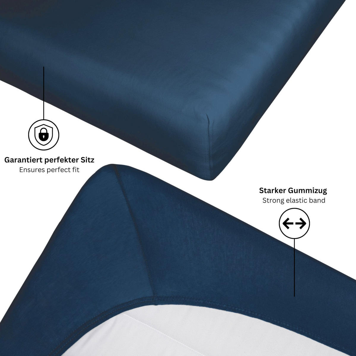 NAPÍNACIE prestieradlo FLAT - biela, textil (140/200cm) - Schöner Wohnen
