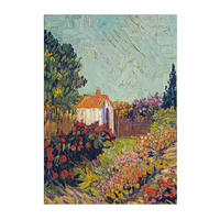 LEINWANDBILD Van Gogh Landschaft - Multicolor, Wellpappe/Textil (100/70cm) - Art for the Home