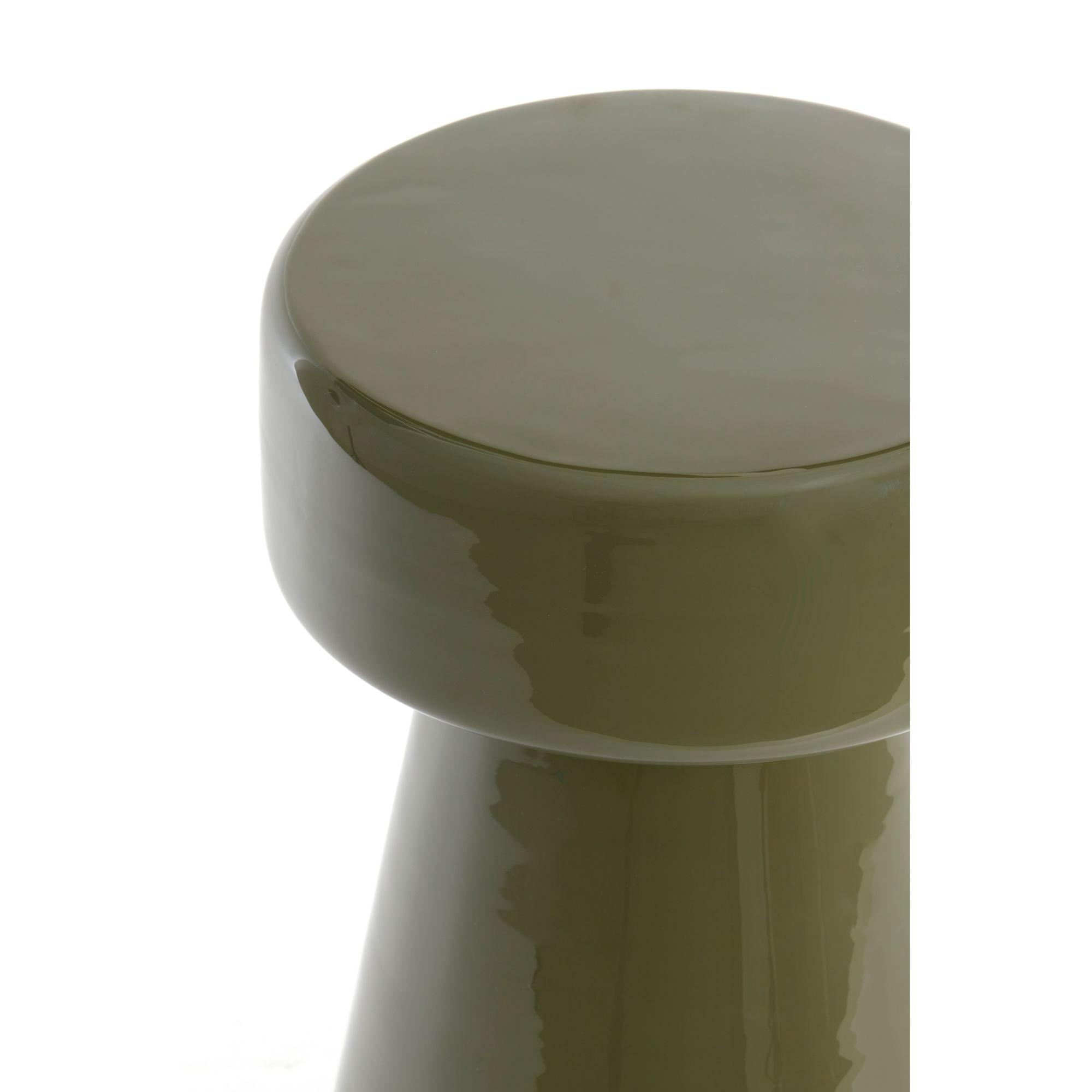 BEISTELLTISCH Dakwa Grün 29/29/47 cm - Grün, Metall (29/29/47cm) - Light & Living