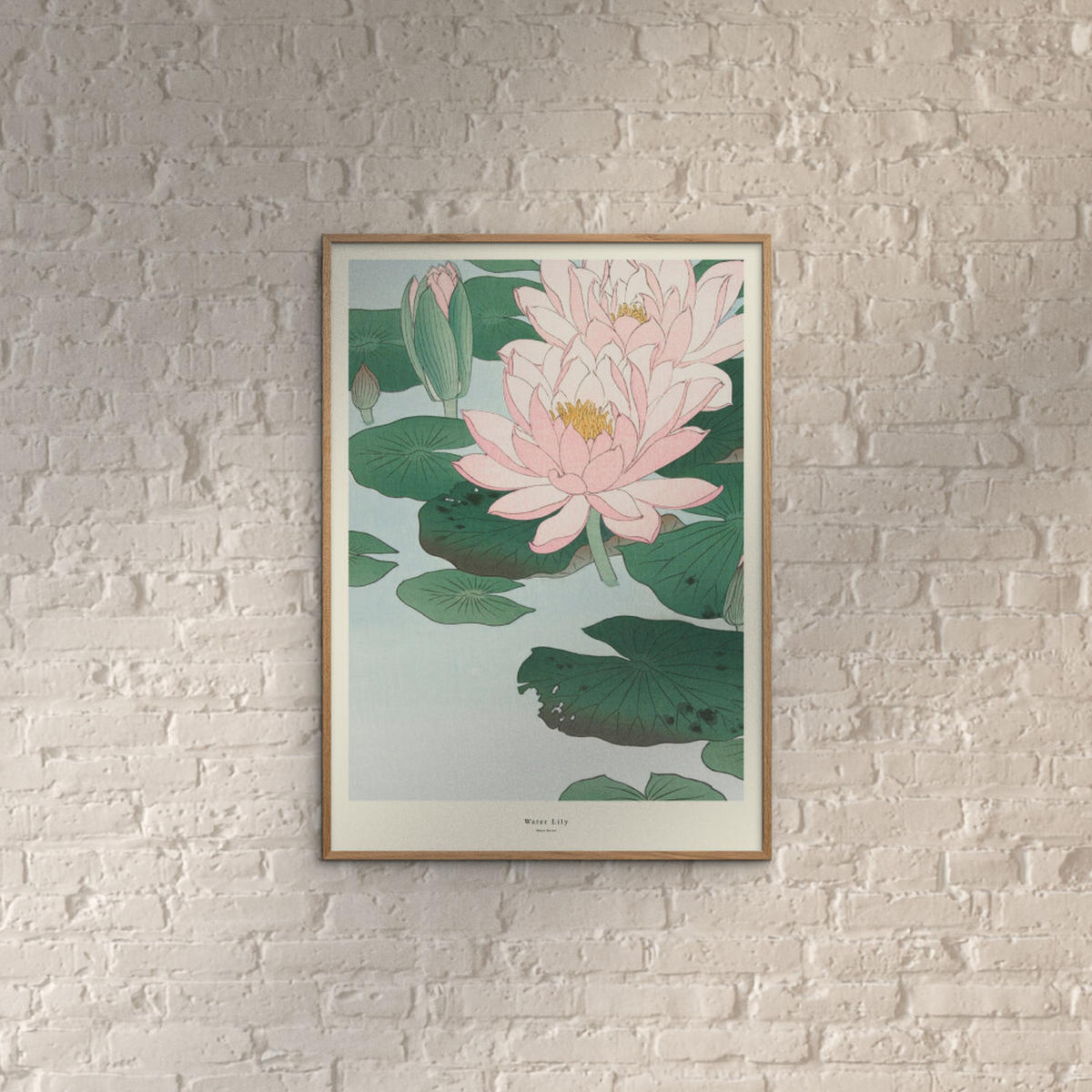 POSTER A.P. Atelier - Water Lily - Grün, Papier (50/70/0.1cm) - Poster&Frame