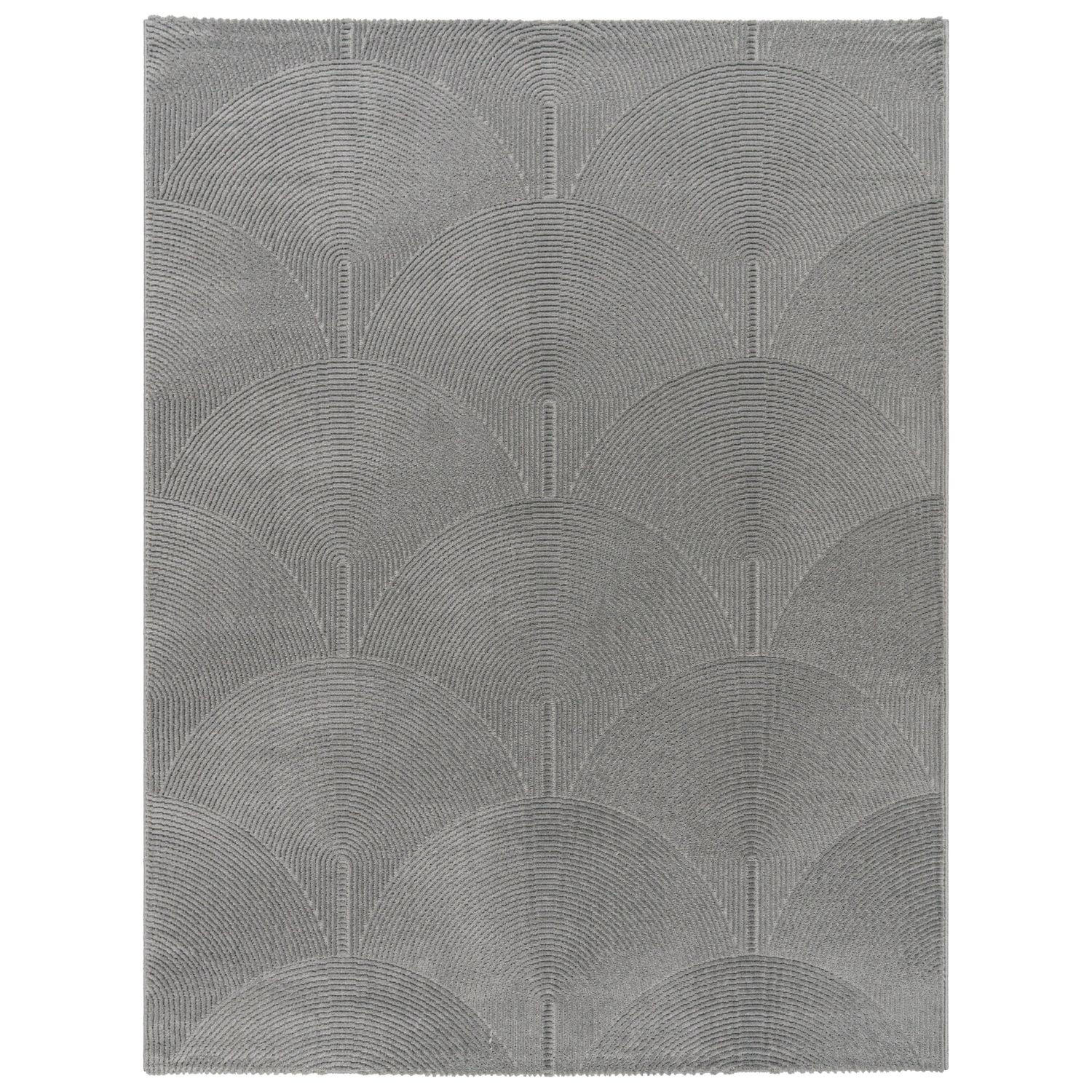 FLACHWEBETEPPICH Boho Anthrazit 230 x 320 cm - Anthrazit, Kunststoff (230/320cm) - TT Home