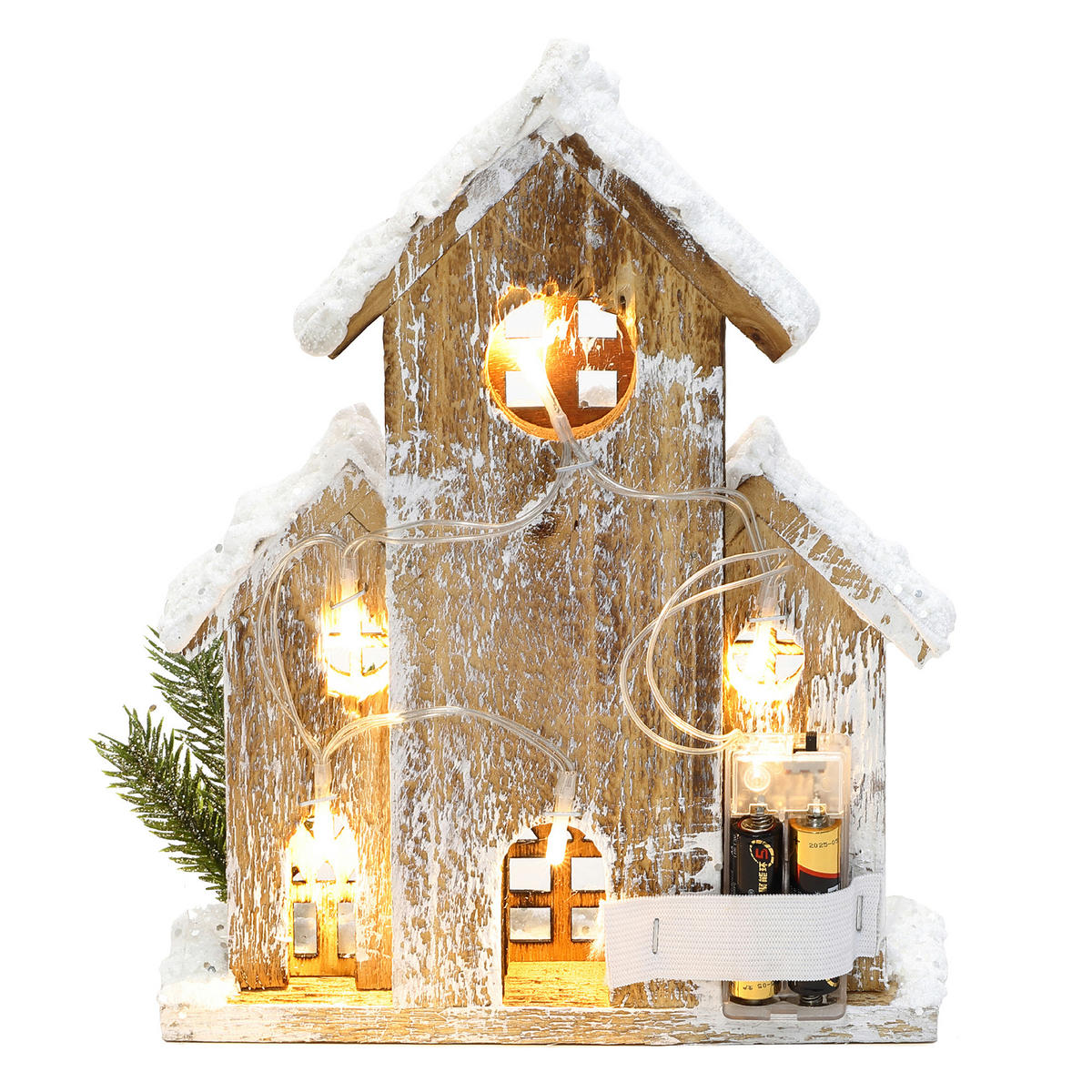 WEIHNACHTSHAUS HTHD0251 - Braun, Holz (7/27/21cm) - Hometopia