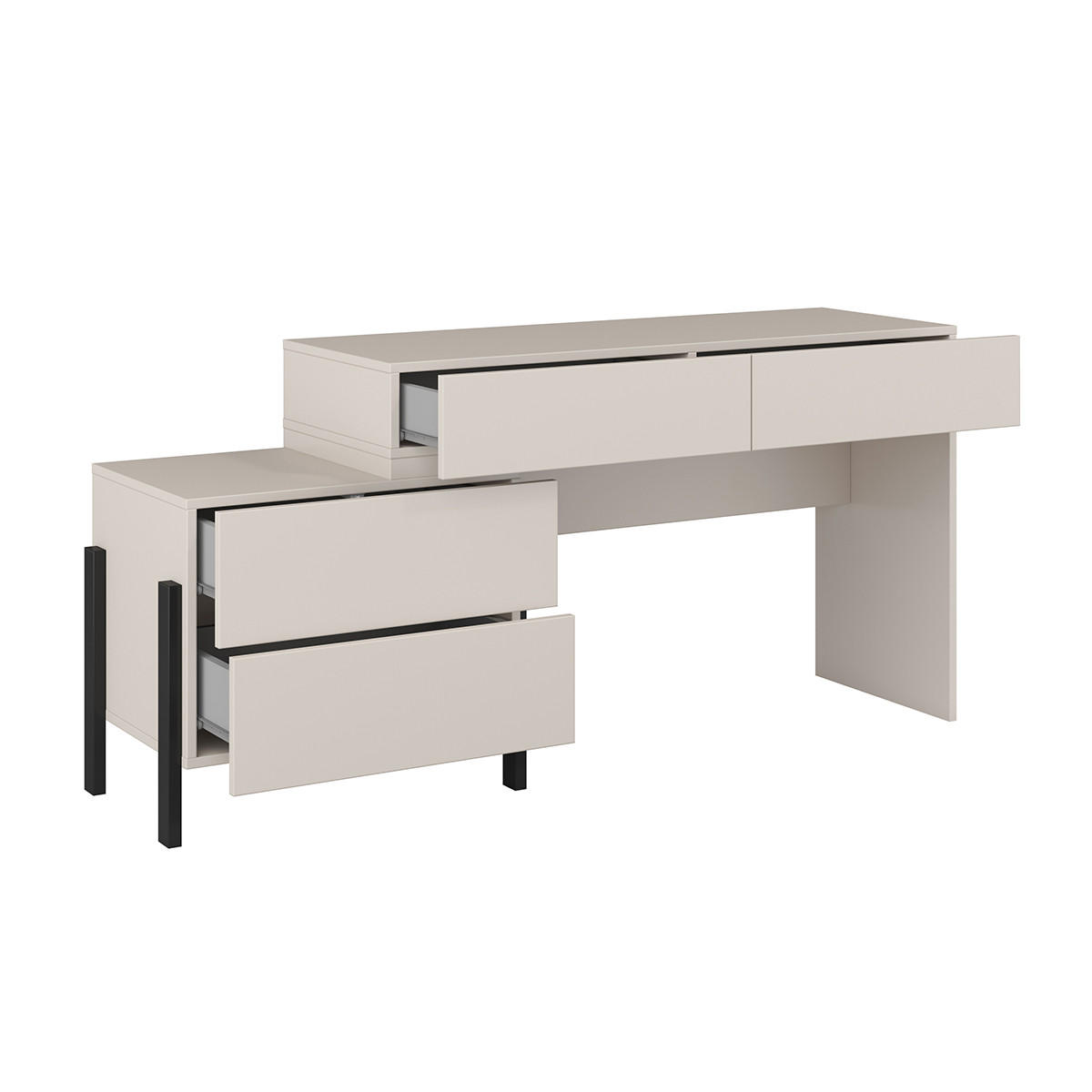 PSACÍ STŮL Bérénice Kašmír - béžová, kompozitní dřevo (40/142.8/76cm) - Petits-meubles