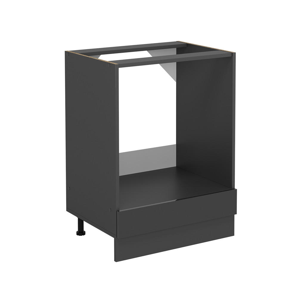 Schwarz Hochglanz/Anthrazit, Holzwerkstoff (60/81.6/46cm) - Vicco