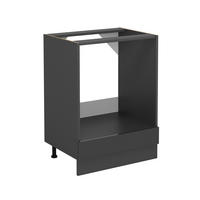 Schwarz Hochglanz/Anthrazit, Holzwerkstoff (60/81.6/46cm) - Vicco