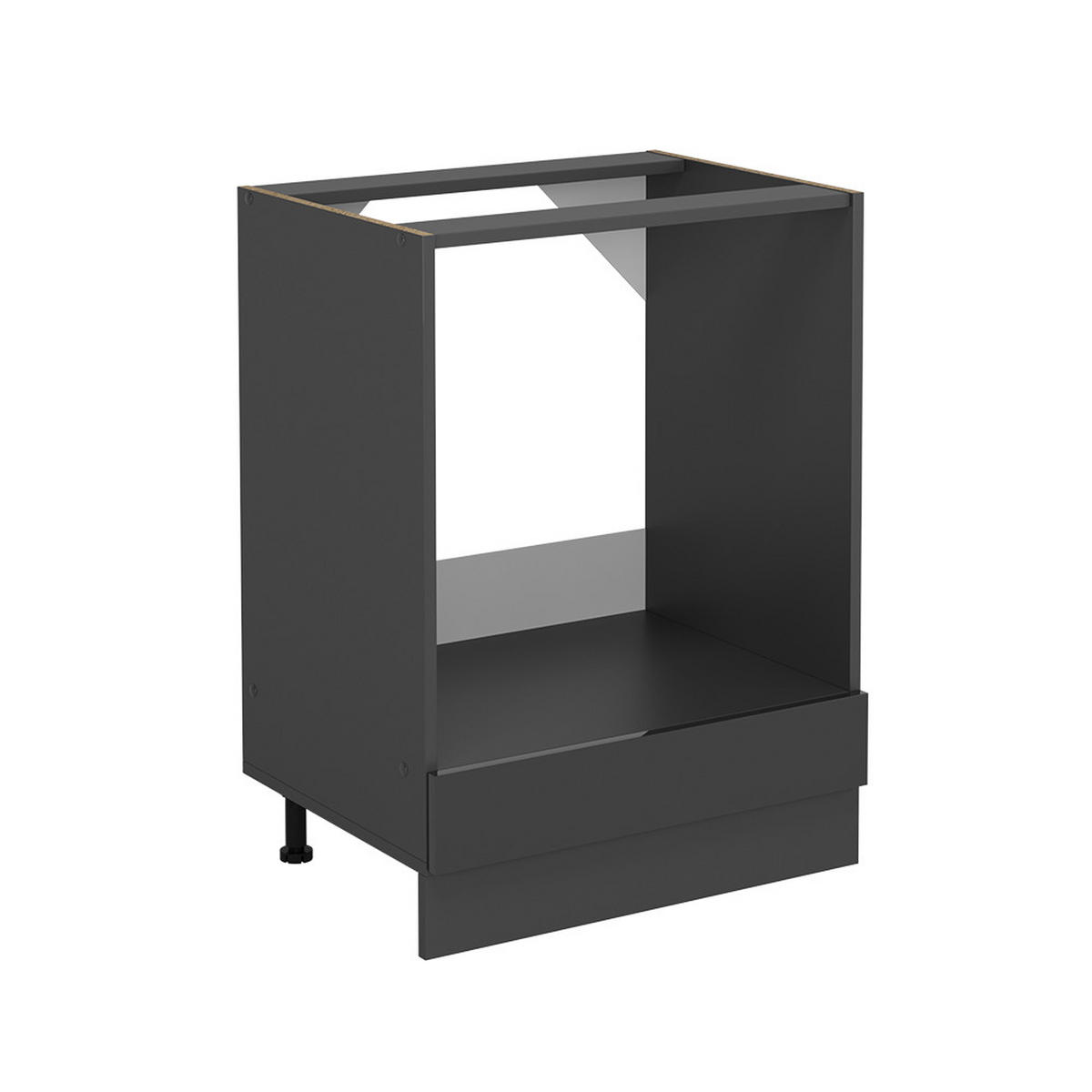 Schwarz Hochglanz/Anthrazit, Holzwerkstoff (60/81.6/46cm) - Vicco