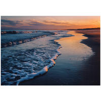 FOTOTAPETE Strand Meer Blau 200x140 cm - Multicolor, Papier (200/140cm) - Wallarena