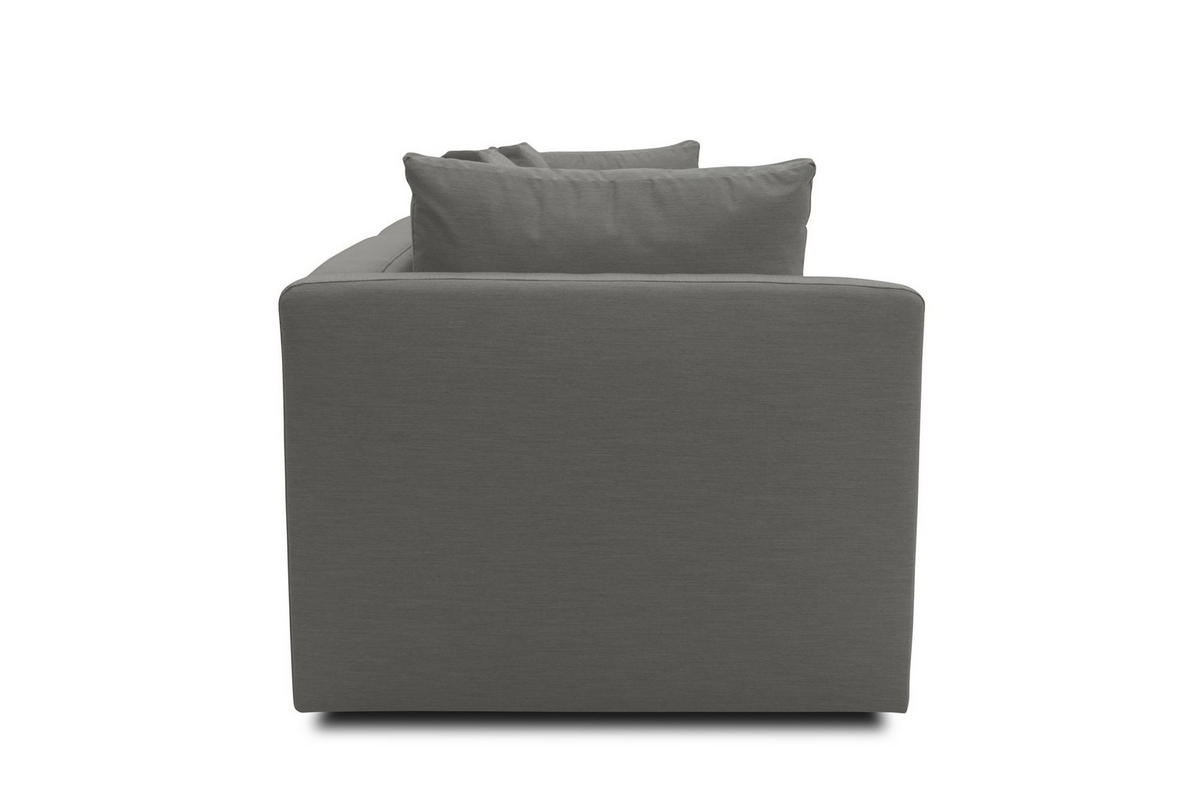 GARTENLOUNGE-SOFA 3-Sitzer Bozhana 312x67x96 Outdoorbezug in anthrazit - Anthrazit, Kunststoff (312/67/96cm) - 58aufmkessel