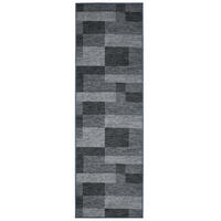 TEPPICHLÄUFER Anti-Rutsch Graphitfarben rutschfest Gummiunterlage 100/900 cm - Graphitfarben, Textil (100/900cm) - Tapiso