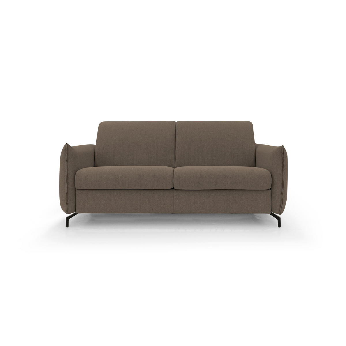 SCHLAFSOFA Scarlet - Braun, Textil (215/95/96cm) - Divani.store
