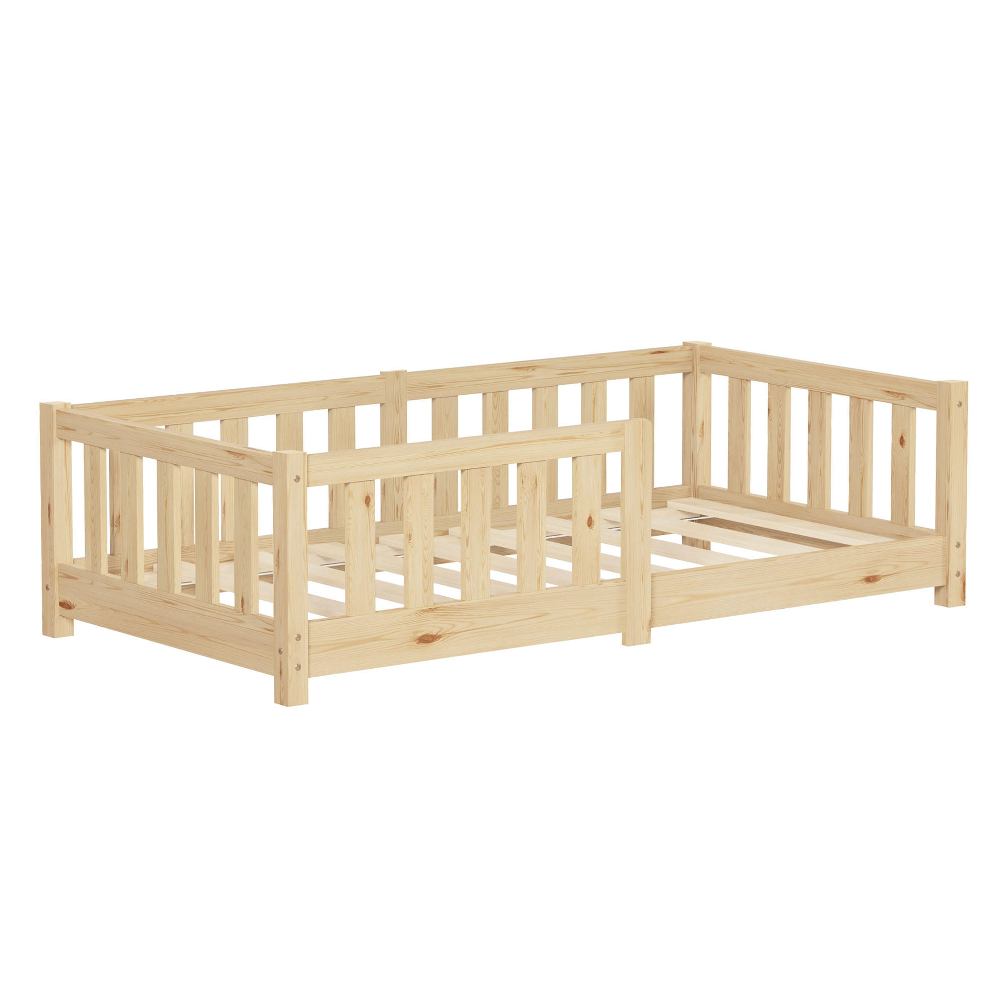 ML-DESIGN DĚTSKÁ POSTÝLKA 70x140 cm z přírodního borového dřeva