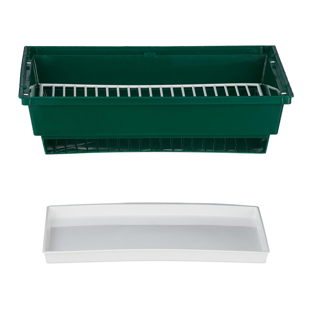 VOGELKÄFIG - Weiß, Kunststoff/Metall (34.5/49.5/28cm) - Relaxdays