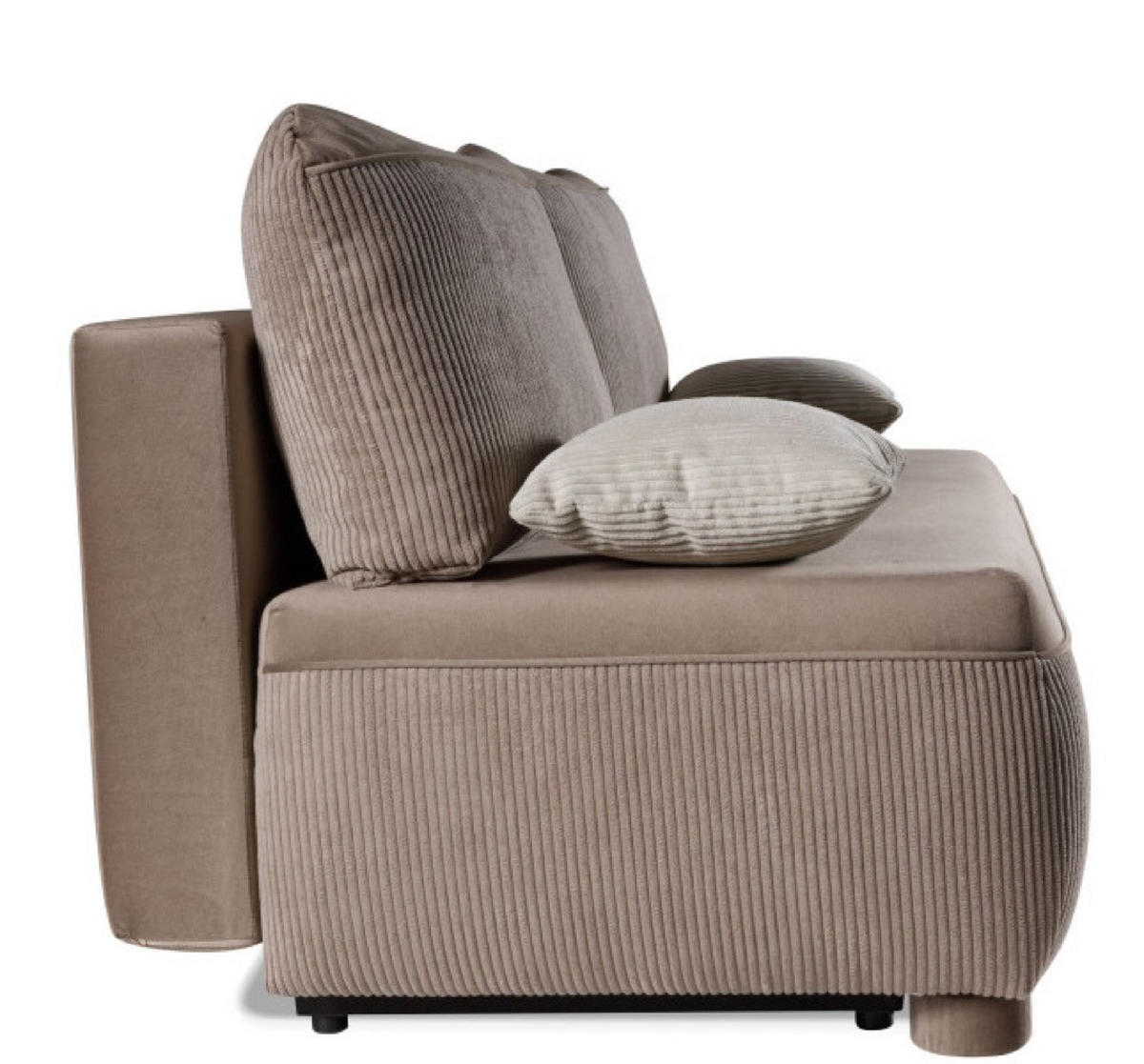 SOFA Beige Adi - Beige, Holzwerkstoff (211/88/211cm) - Sepro Meble