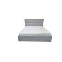BOXSPRINGBETT LolyT 140x0 cm Bonell H3 cm Gris Clair - Hellgrau, Textil - KS Home Concept