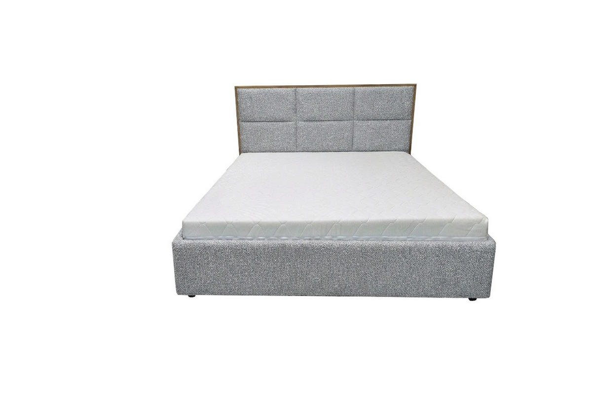 BOXSPRINGBETT LolyT 140x0 cm Bonell H3 cm Gris Clair - Hellgrau, Textil - KS Home Concept
