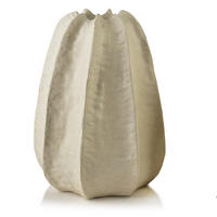 VASE Manon 20/29cm Poliresin - Beige, Kunststoff (32cm) - Mondex