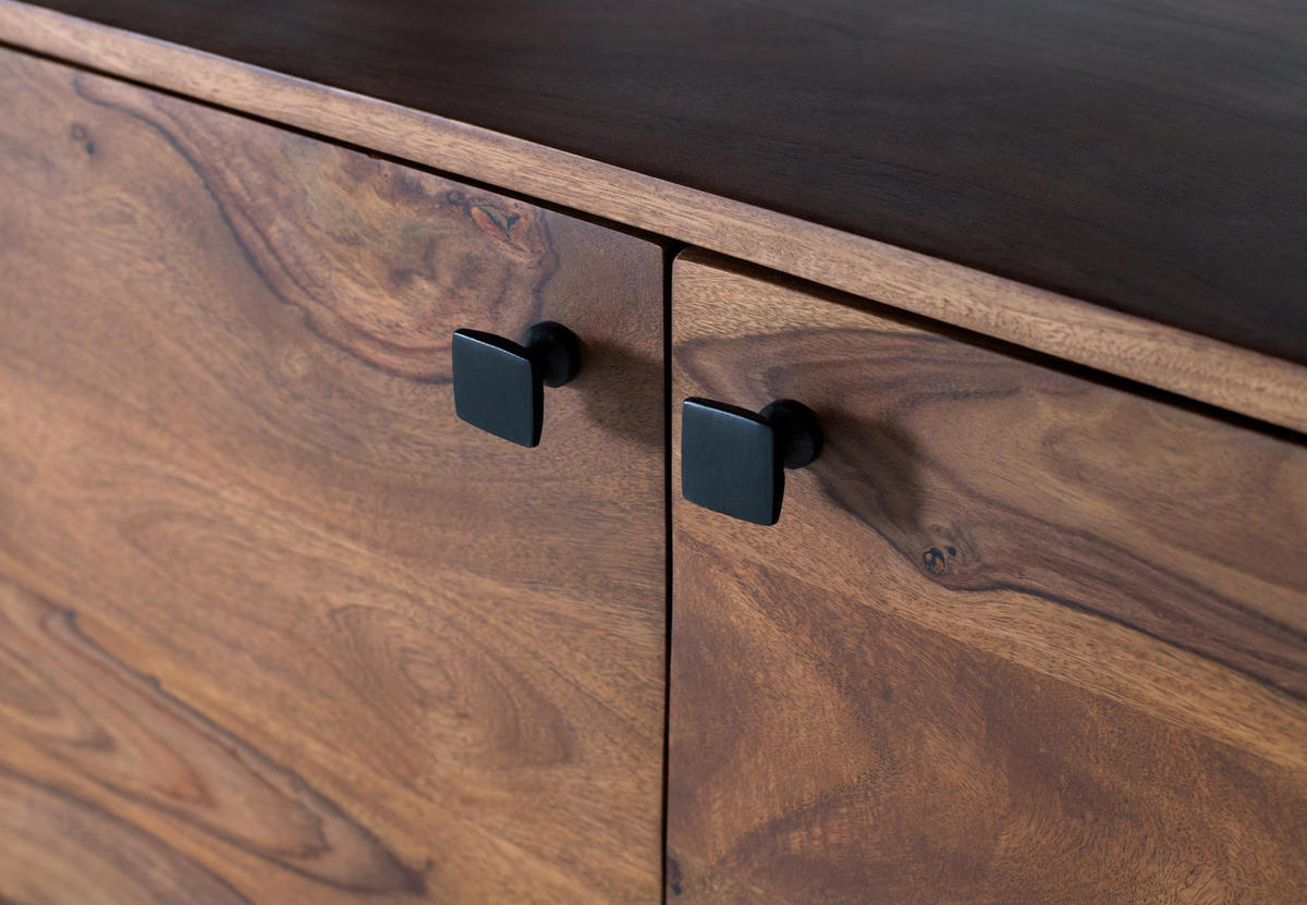 SIDEBOARD mit 4 Türen aus Palisanderholz - Braun, Holz (45/90/175cm) - Giner y Colomer