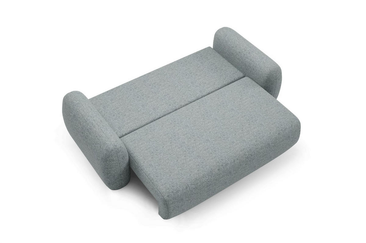 SCHLAFSOFA Gaston - Dunkelgrau, Holzwerkstoff/Textil (266/95/110cm) - Fun Möbel