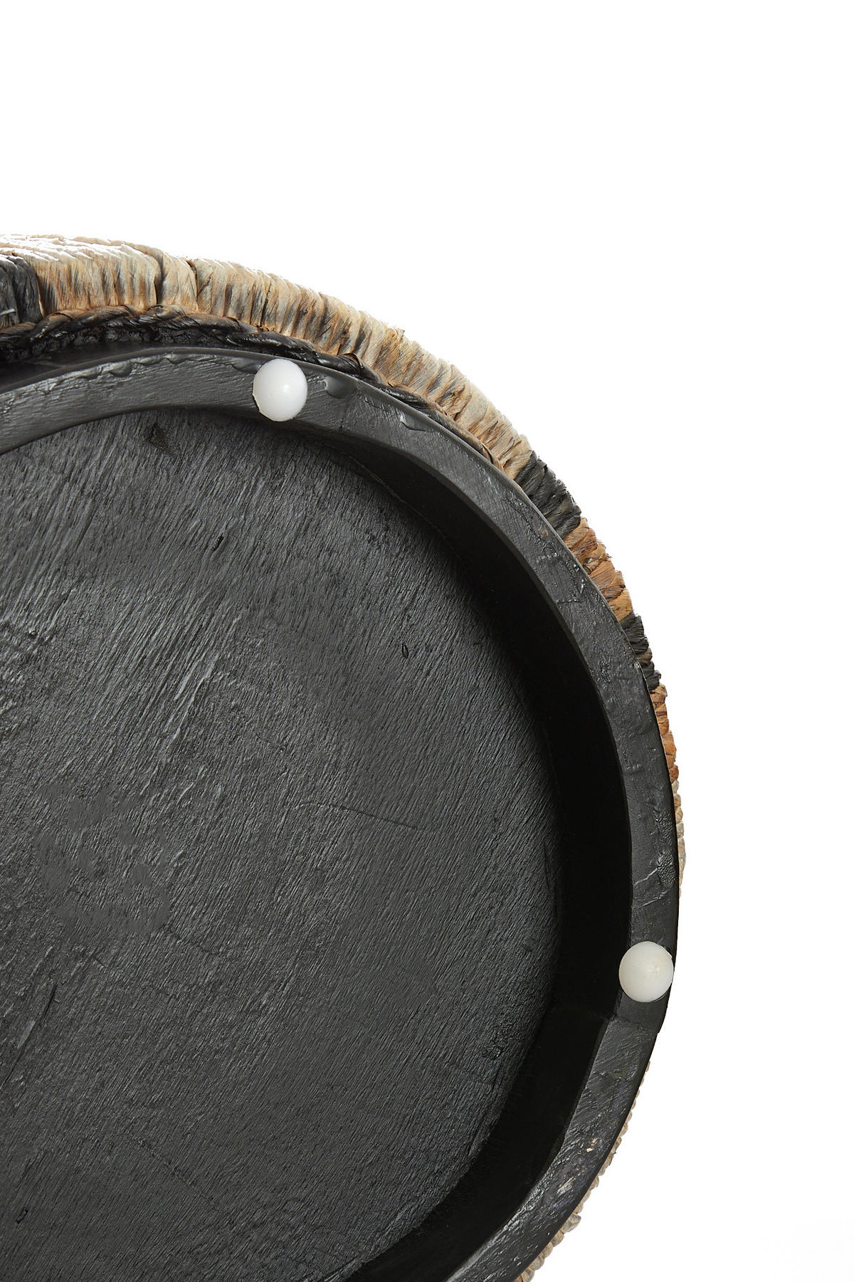 POUF Yuturi Braun 40/40/45 cm - Hellbraun, Naturmaterialien (40/45/40cm) - Light & Living