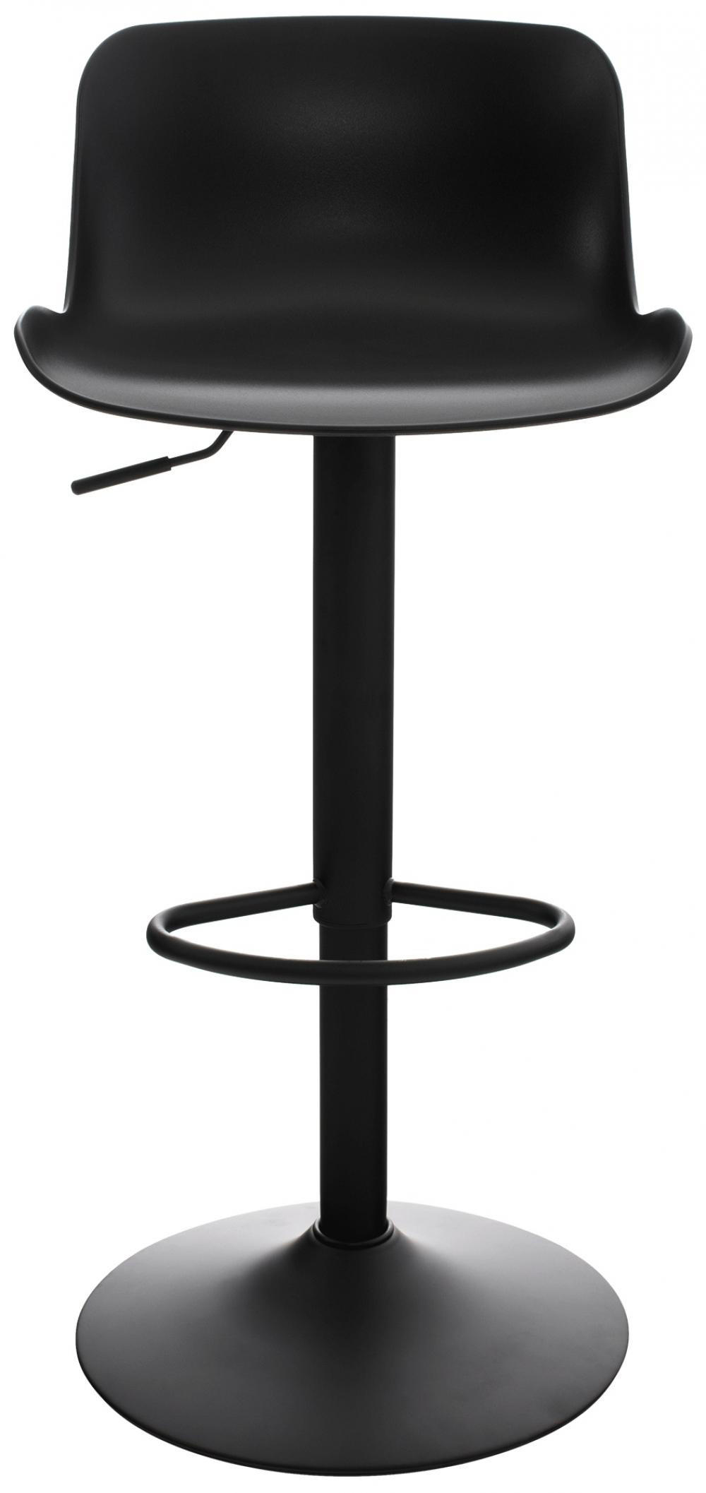 BARHOCKER Kunststoff schwarz - Schwarz, Kunststoff/Metall (44/81/44cm) - CLP
