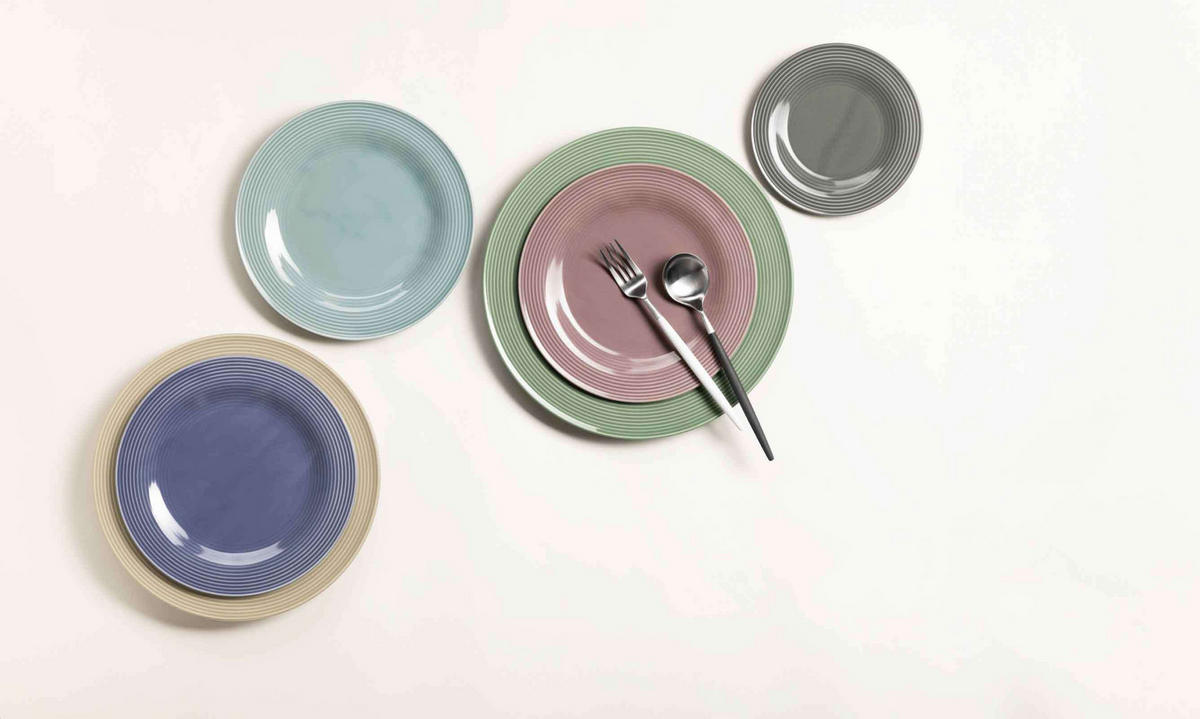 TAFELSERVICE Beat Color Glaze Mixed 12er Set - Multicolor, Keramik (32.3/23.5/32.3cm) - Seltmann Weiden