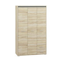 KLEIDERSCHRANK – AVO 01 – 120 cm – Avo – Sonoma Eiche / Dunkelgrau - Dunkelgrau/Sonoma Eiche, Holzwerkstoff (120/200/50cm) - hi-markt