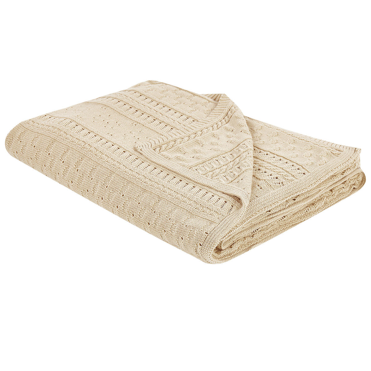 DECKE Beige 150 x 200 cm Daulet - Beige, Textil (150/200cm) - Beliani