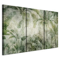 LEINWANDBILD Blätter 3-tlg. 120x80 cm - Multicolor, Holz (120/80cm) - LUMASOUL