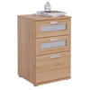 NACHTTISCH MARIKE - Eiche San Remo, Holzwerkstoff (40/63/38cm) - CARO-Möbel