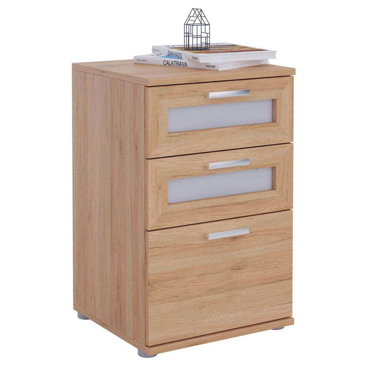 NACHTTISCH MARIKE - Eiche San Remo, Holzwerkstoff (40/63/38cm) - CARO-Möbel