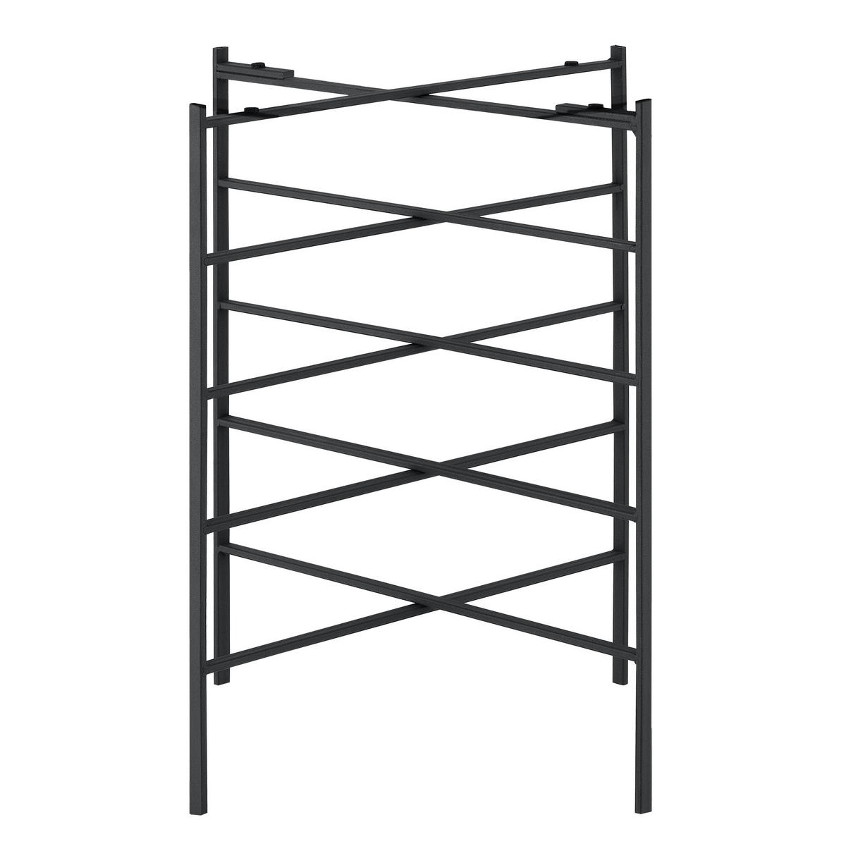 BEISTELLTISCH Wiltz - Schwarz, Metall (40/40/52cm) - [en.casa]