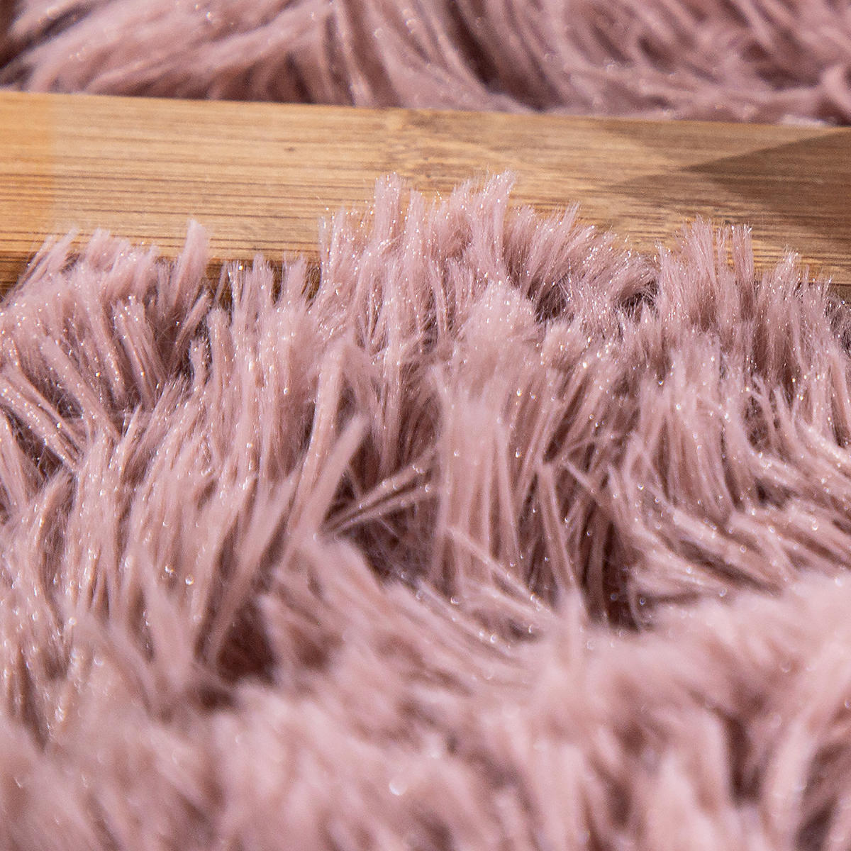 HOCHFLORTEPPICH 200/200 cm Silky 591 - Rosa, Textil (200/200cm) - Paco Home