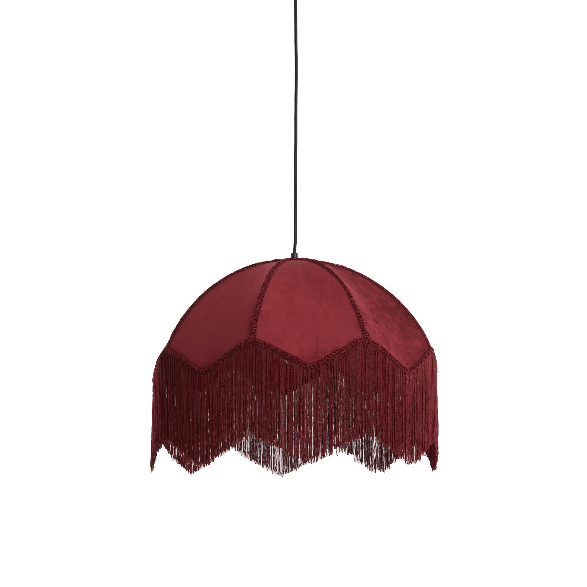 HÄNGELAMPE Malacia Rot 60/60/41 cm - Rot, Kunststoff (60/60/41cm) - Light & Living