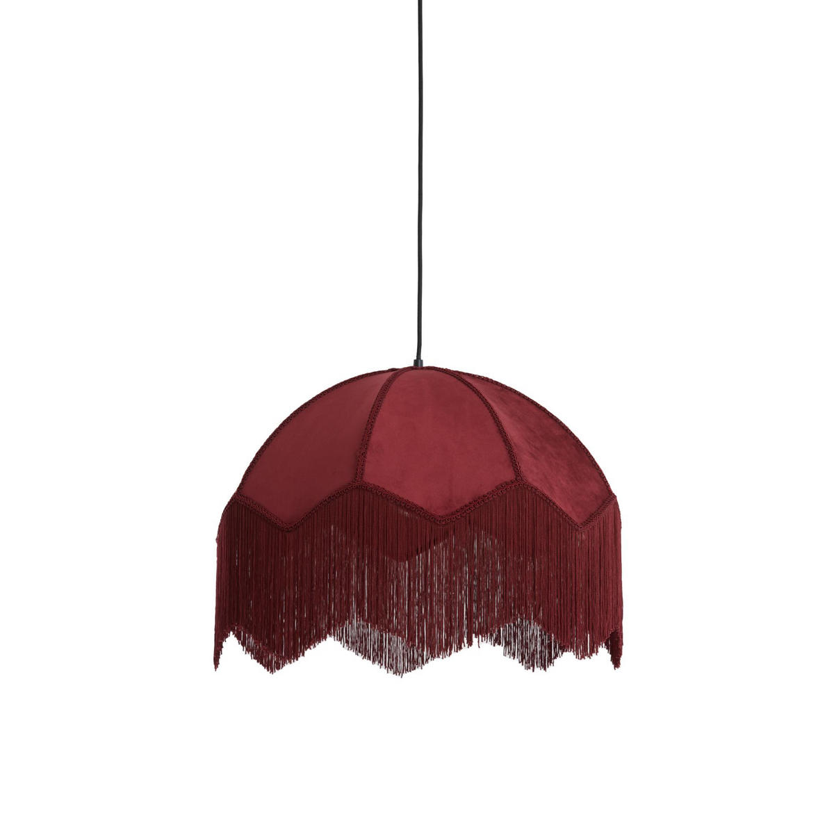 HÄNGELAMPE Malacia Rot 60/60/41 cm - Rot, Kunststoff (60/60/41cm) - Light & Living