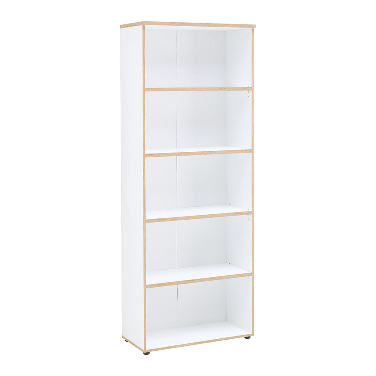 AKTENREGAL Manresa-36 - Weiß, Holzwerkstoff (75/197/38cm) - Lomado