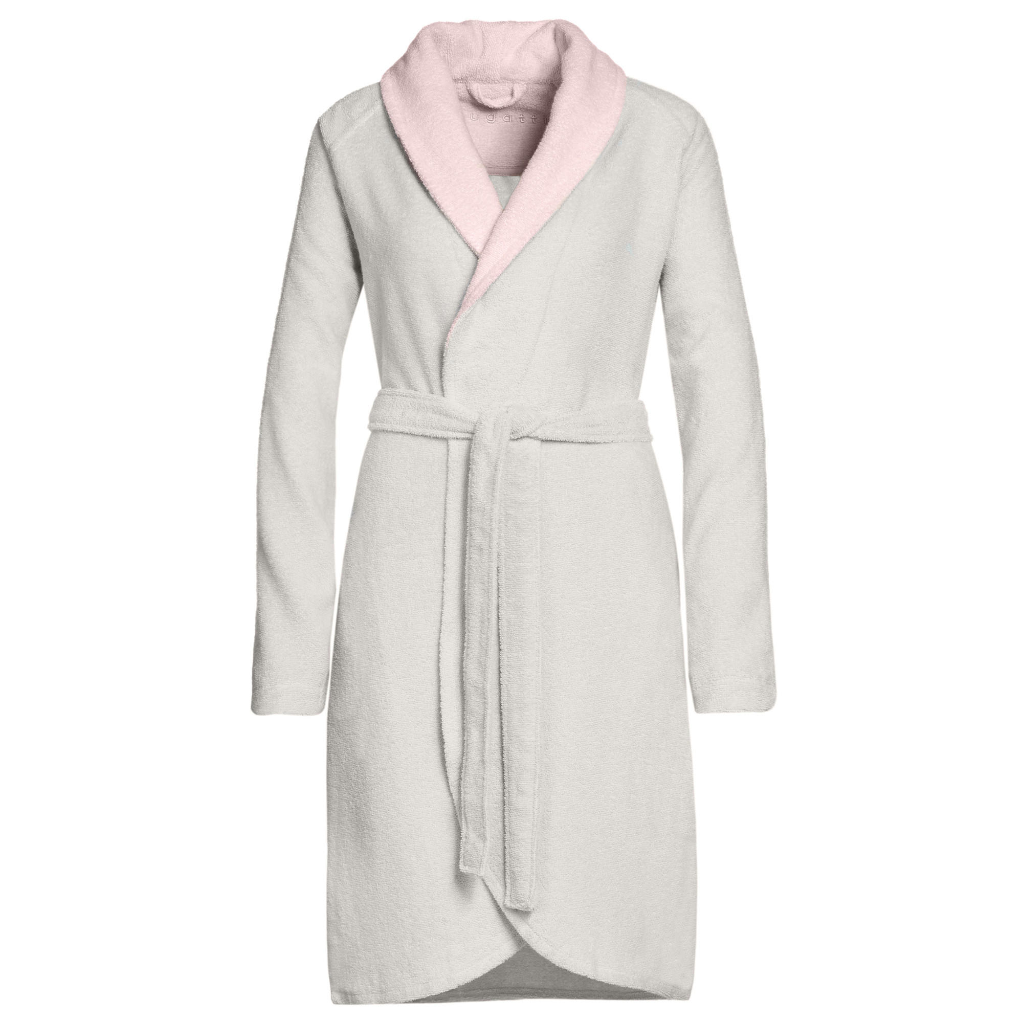 BADEMANTEL DAMEN SCHALKRAGEN BELINDA LIGHT GREY - 721 - Grau, Textil (XSnull) - Bugatti