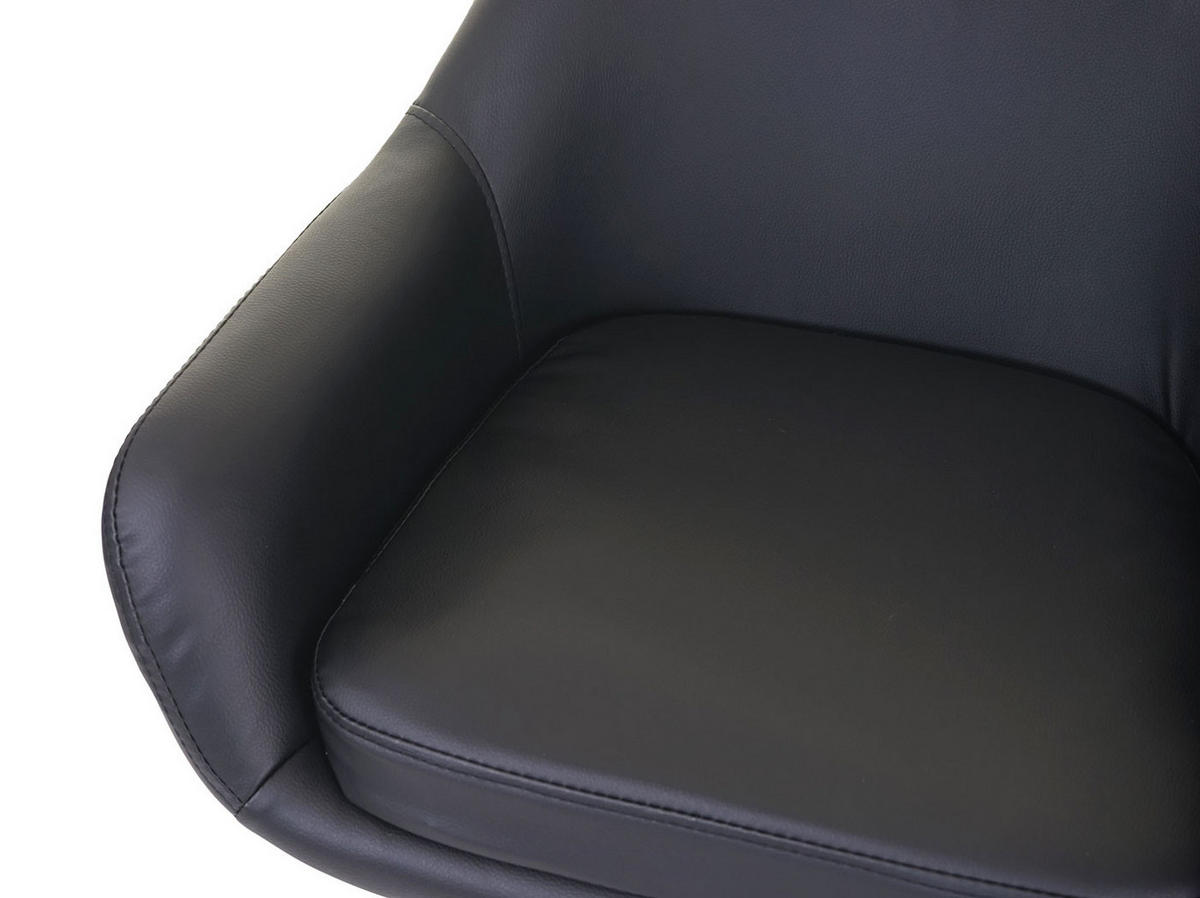 BARHOCKER Schwarz - Schwarz, Textil (53/99/45cm) - MCW