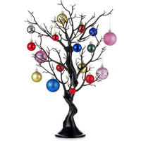 DEKOBAUM Schwarz 58 cm - Multicolor, Kunststoff (58cm)