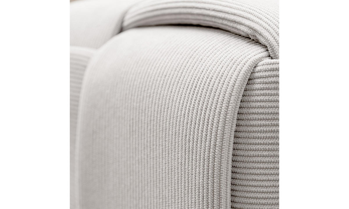 HOCKER CUBETTO 38/38/38 cm Weiß - Weiß, Textil (38/38/38cm) - Lookway
