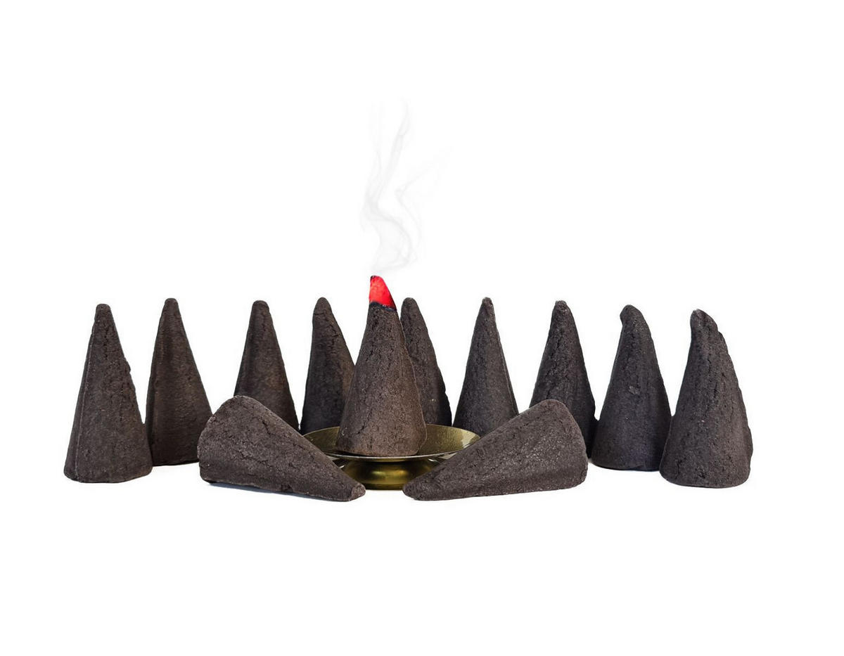 RÄUCHERKERZEN Sparset Schokolade-Riesen, Glimmschale, Opas Beste Weihrauch - Multicolor, Metall (6.5/2.3/12.5cm)