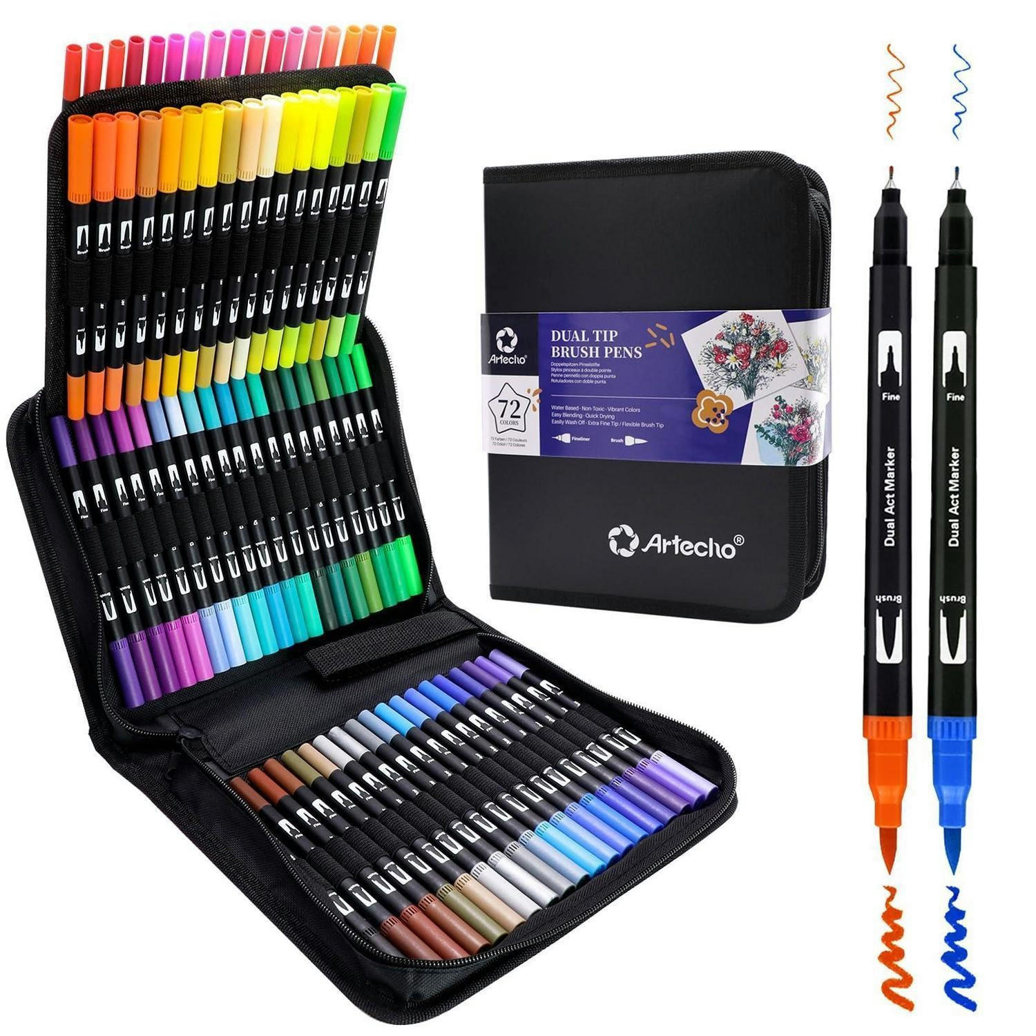 FILZSTIFTE 72er Set mit Tragetasche - Multicolor, Kunststoff (10.4/5/27.2cm)