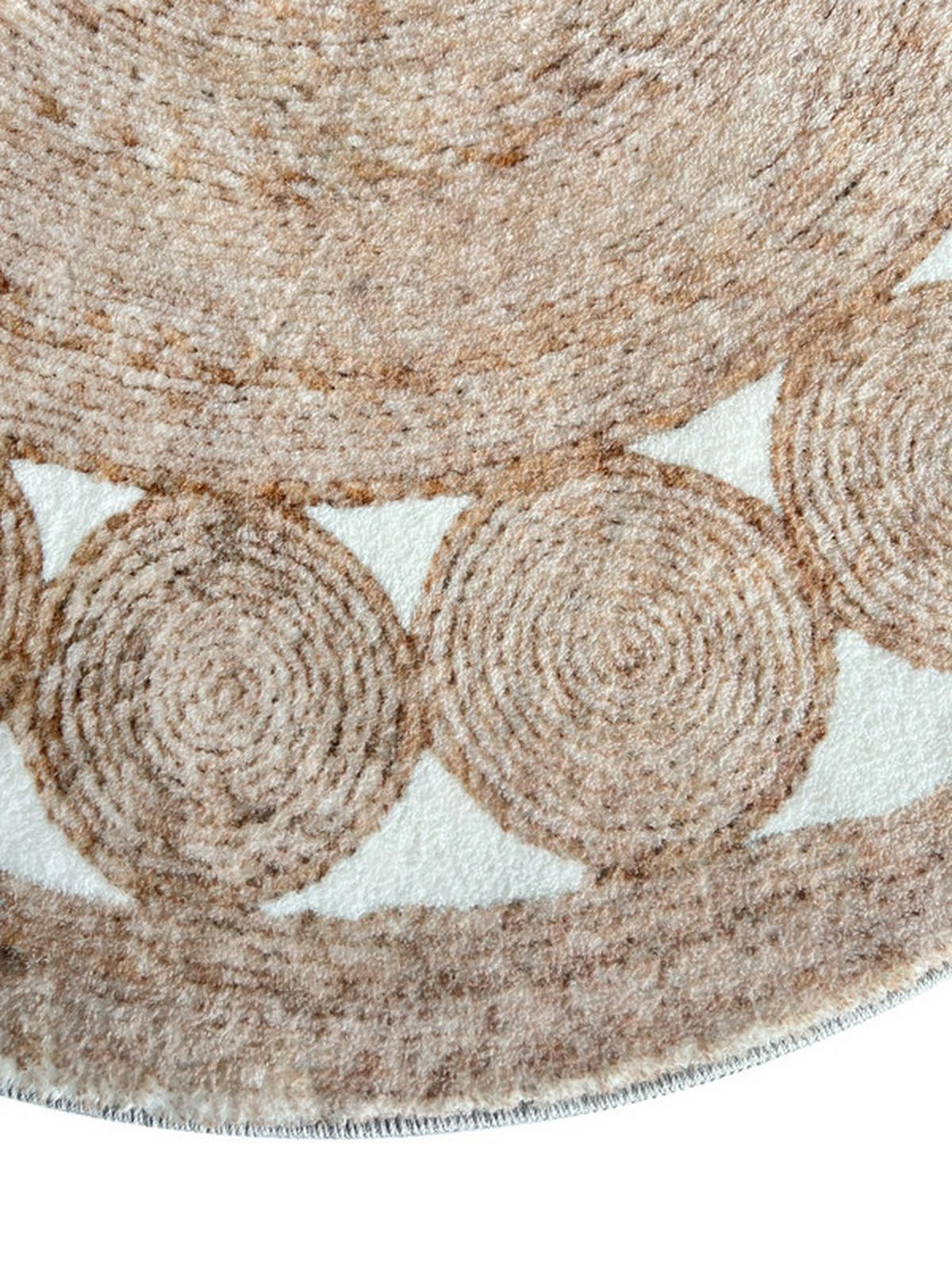 DESIGNTEPPICH Brady Beige 150x150 cm - Multicolor, Textil (150/150cm) - Vercai Rugs